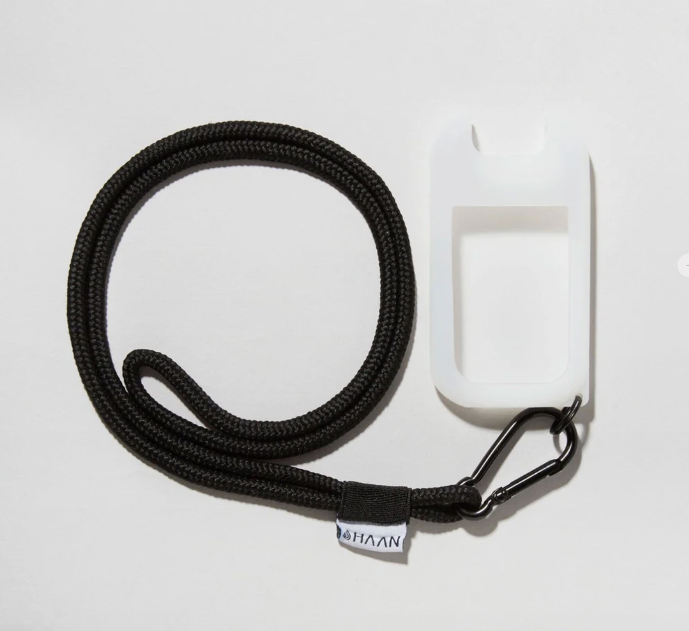 HAAN Lanyard + Sanitizante Negro