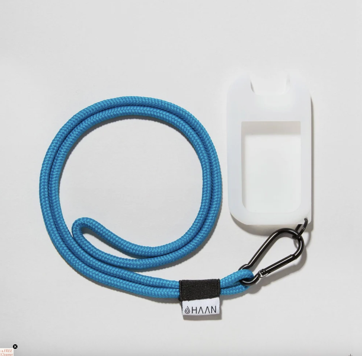 HAAN Lanyard + Sanitizante Azul