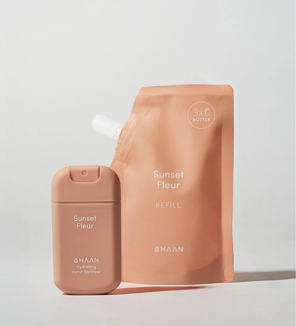 HAAN Pack Sanitizante + Refill Sunset Fleur
