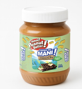 Ohmai! Peanut Butter Zero Sugar — 280g
